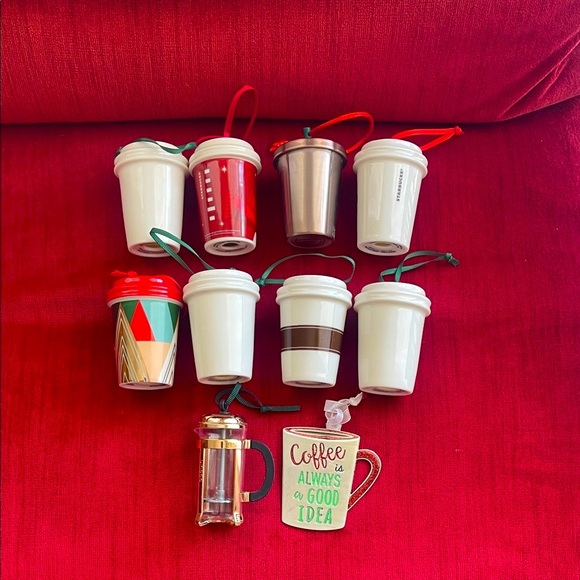Starbucks Festive Coffee Cup Ornament Collection - Picture 3 of 5